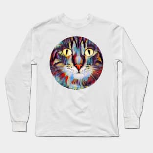 Curious floppy cat Long Sleeve T-Shirt